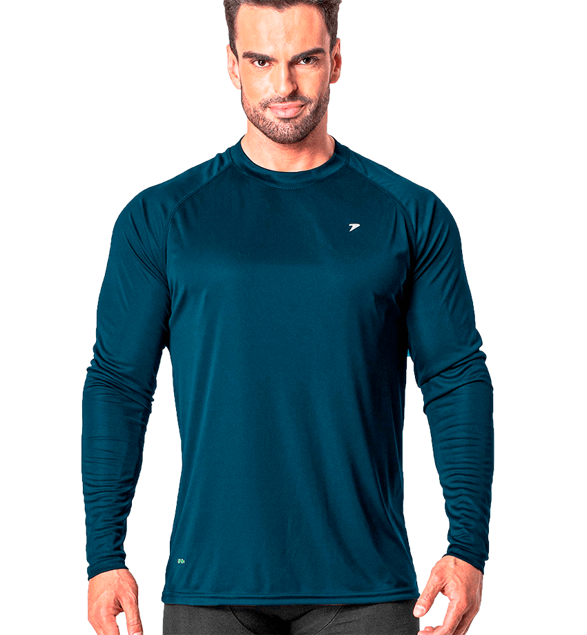 Camiseta con protección UV50 Manga Larga Hombre - Poker - Imagen 5