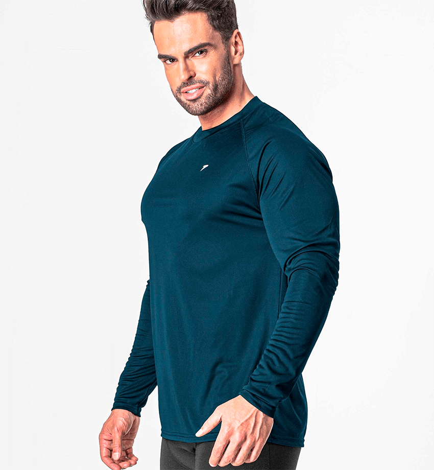 Camiseta con protección UV50 Manga Larga Hombre - Poker - Imagen 6