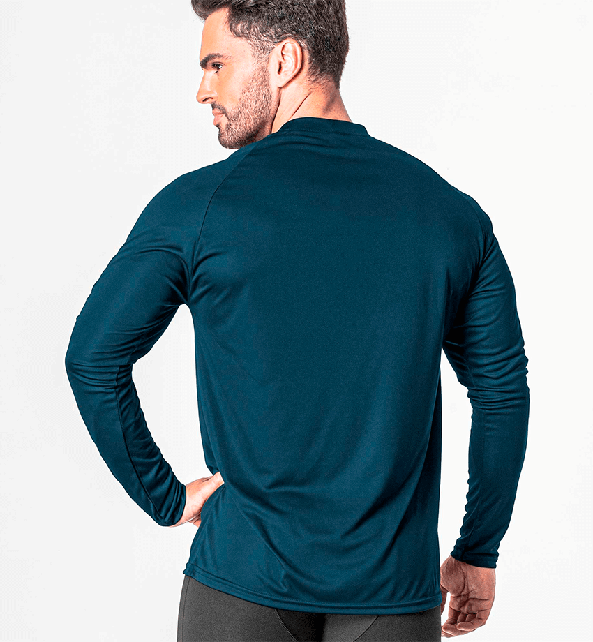 Camiseta con protección UV50 Manga Larga Hombre - Poker - Imagen 7