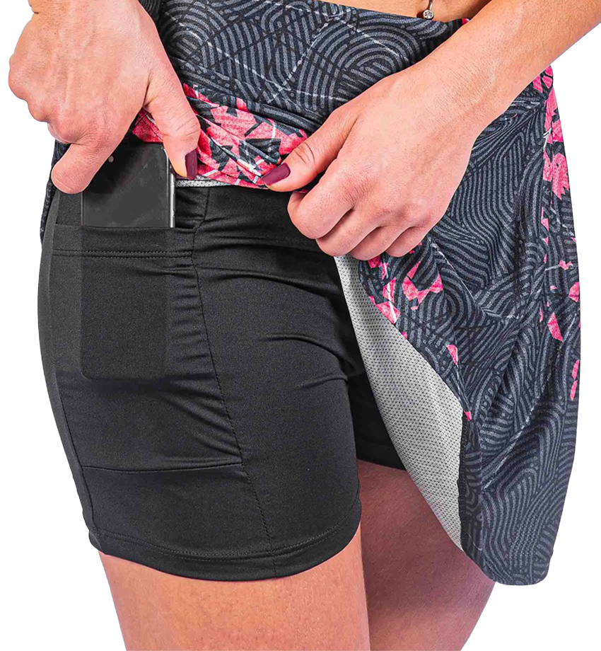 Falda Short deportivo Fuel mujer - Poker - Imagen 3